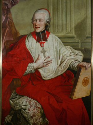 Prince-archbishop Hieronymus Count Colloredo
 of Salzburg (oil on canvas)