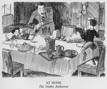 At Home, The Cricket Enthusiast (litho)