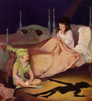 Illustration for The Peter Pan Story Picture Book (colour litho)