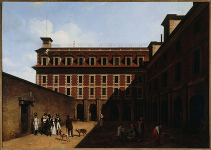 La prison des Madelonnettes, rue des Fontaines, ca. 1810 (oil)