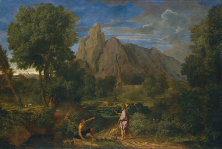 Mercury and Battus (oil on canvas)