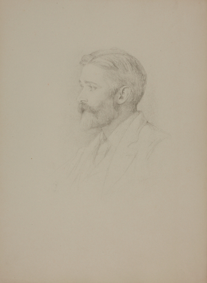 Henry 8th Duke of Rutland KG, 1898 (pencil on paper)