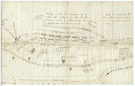 Map of Fredericksburg, c.December 1862 (litho)