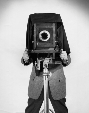 Photographer taking a photograph