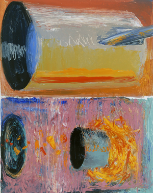 Cauldron II, 1986 (oil on paper)