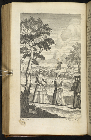 Saducismus triumphatus. Essay on the History and Reality of Apparitions. Being an account of what they are, and what they are not ... As also how we may distinguish between the apparitions of good and evil spirits, etc. by Daniel Defoe, 1727 (engraving)