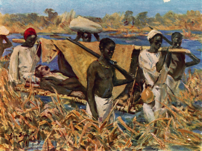 David Livingstone, The last journey (colour litho)