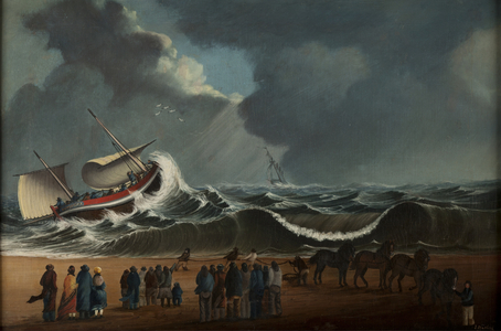 Lowestoft Lifeboat, c.1880 (oil on canvas)