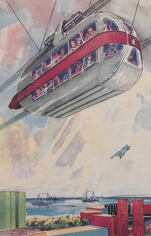 Sky Ride Rocket Car At The Century Of Progress