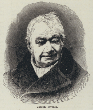 Joseph Livesey, English temperance campaigner, social reformer and philanthropist (engraving)
