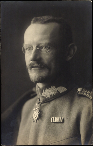 Photo Ak Prince Franz of Bavaria, Portrait, Glasses, Military Order (b/w photo)