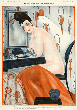 La Vie Parisienne Magazine Plate, France, 1920s (print)