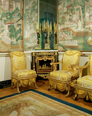 Fauteuils du cabinet turc du Comte d'Artois (gilt walnut)