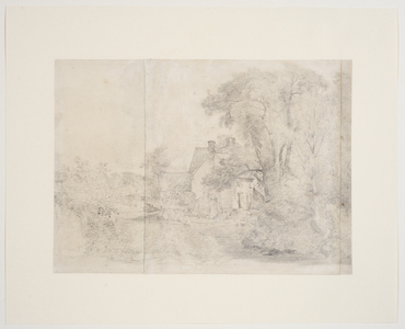 Willy Lott's house, East Bergholt, c.1812-13 (graphite on paper)