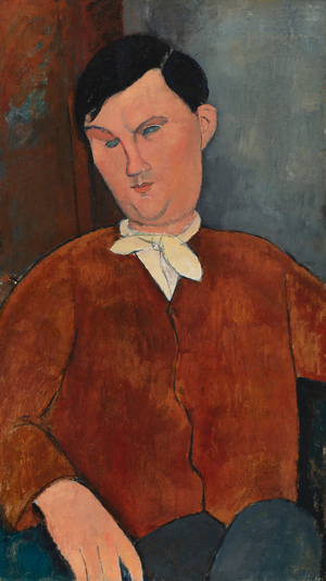 Monsieur Deleu, 1916 (oil on canvas)