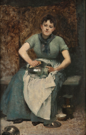 The Servant, c.1875-90 (oil on canvas)