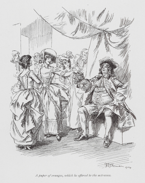 Illustration for The History of Henry Esmond by William Makepeace Thackeray (litho)
