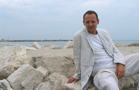 Venice, 58. International Film Festival, the Director Damien Odoul, 2001 (photo)