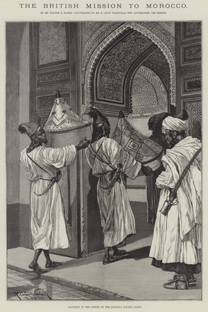 The British Mission to Morocco (engraving)