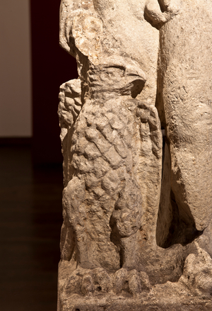Jupiter with the eagle, 3rd century AD. AD (limestone)