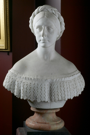 Mrs St. Barbe Sladen, 1845-55 (marble)