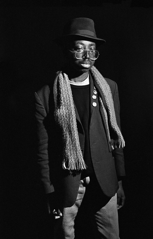 Donald Rodney at Bournville College of Art, c.1980 (b/w photo)