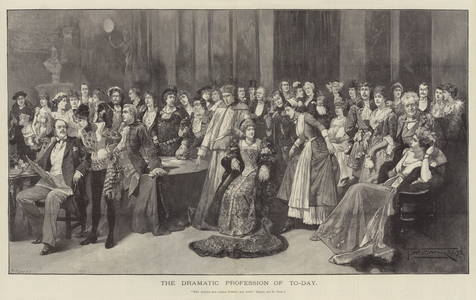 The Dramatic Procession of To-day (engraving)
