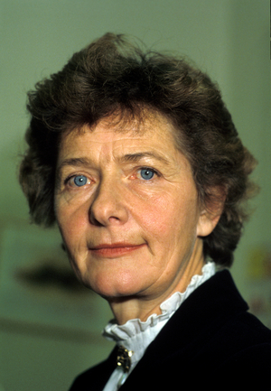 Oslo 19831020. Author Sissel Lange-Nielsen, portrait …, 1983 (photo)