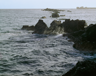 Ancient harbour in Paphos, the breakwater