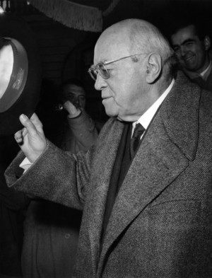 Albert Sarraut (1872-1962) French Politician Here In The 1950s (b/w photo)
