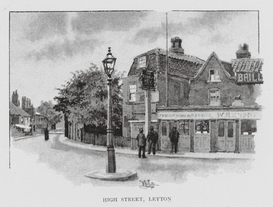 High Street, Leyton (litho)