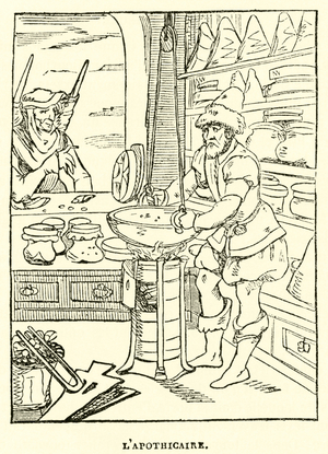 L'apothicaire (engraving)