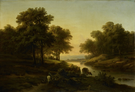 Landscape, 1830-1845 (oil on canvas)