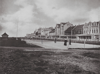 Norderney, Tennisplatze (b/w photo)