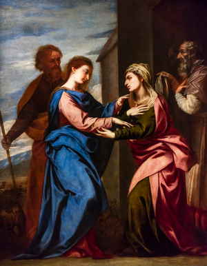 The Visitation, circa 1655 (oil on canvas)