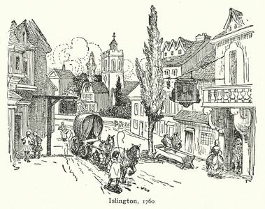 Islington, 1760 (litho)
