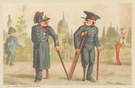 M (letter shown by two invalids)