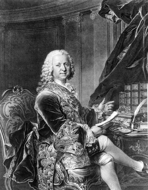Count Saint-Florentin (1705-1777) duke of La Vrilliere secretary of state for LouisXV, engraving