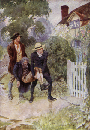 Illustration for The Broad Highway a Romance of Kent (colour litho)