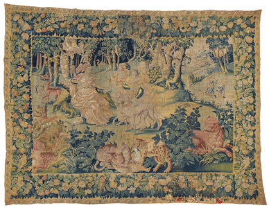 Mythological tapestry, late 16th century (wool, silk)