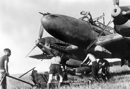 Messerschmitt Me 110, 1941 (b/w photo)