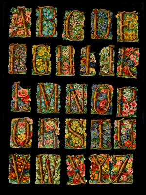 Letters of the alphabet (chromolitho)