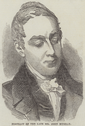 Portrait of the Late Mr John Murray (engraving)