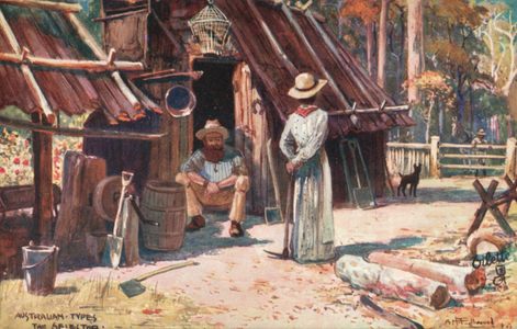 Australian types: The Selector (colour litho)