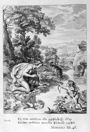 Narcissus, 17th century (engraving)