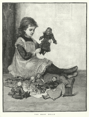 Too many dolls (engraving)