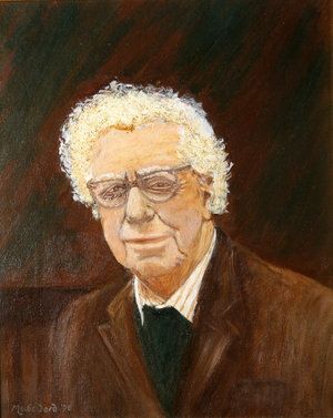 Portrait of Daniel Jones (oil on board)