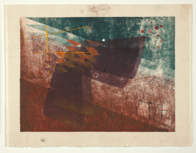 Untitled, c.1950 (monoprint on cream Japan paper)