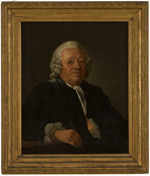 Portrait of Jean-Nicolas Servandoni (1695-1766), painter and architect, circa 1760 (oil)