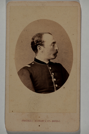 Portrait of a NCOs of the Italian army, Bari, Italy, 1879 (photo)